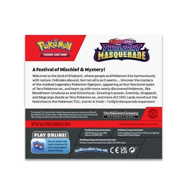 Pokemon TCG Twilight Masquerade Booster Box - SV06: Twilight Masquerade (TWM) pre-order