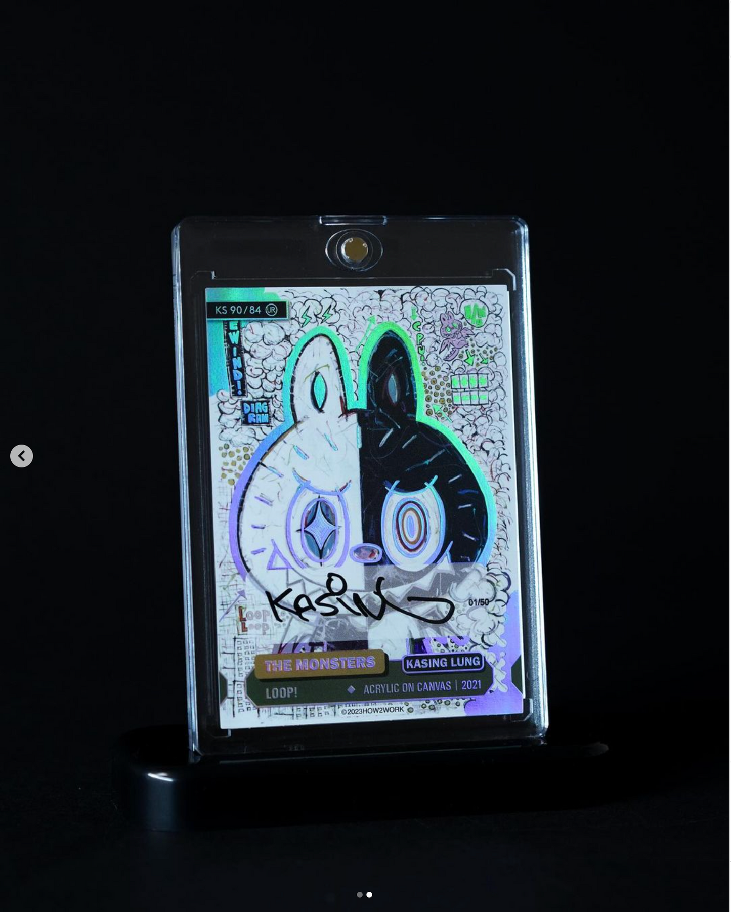 How2Work The Monster Series 2 Collectable Trading Card 龍家昇 Labubu Popmark
