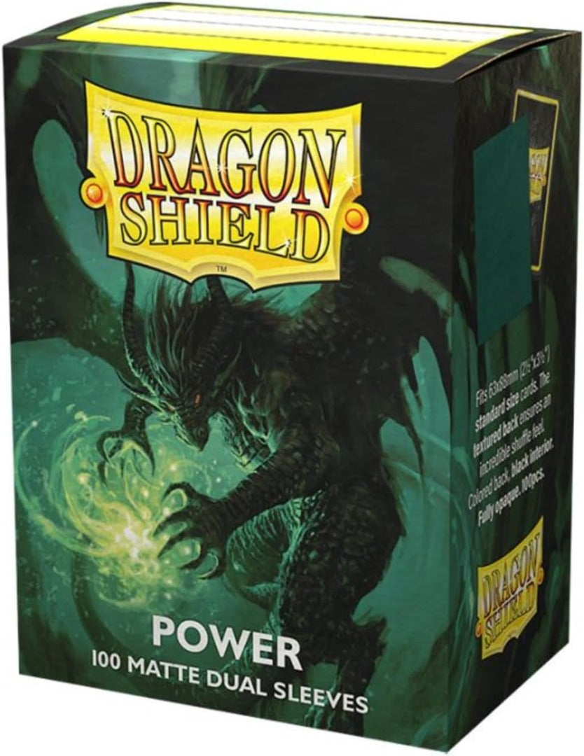 dragon shield AT-15063-100 Standard Sachets - Dual Matte Power (Metallic Green)