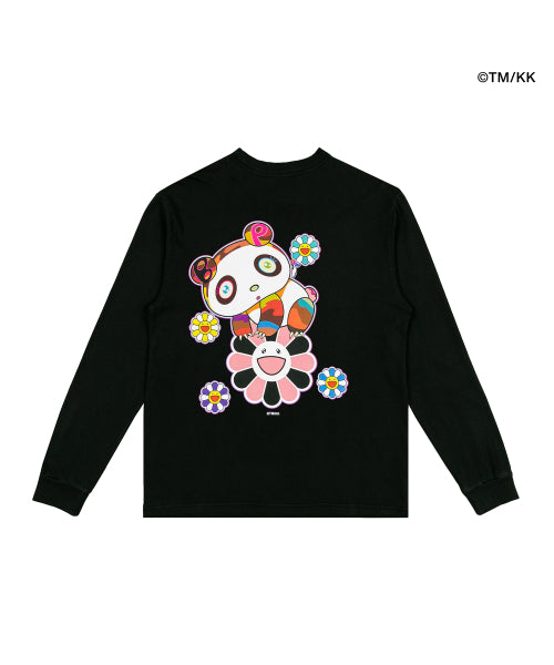 村上隆 TAKASHI MURAKAMI X BLACKPINK Takashi Murakami + BLACKPINK Pandakashi Dreams Long Sleeve Shirt (Vintage Black)