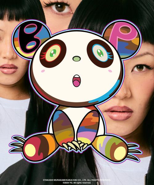 村上隆 TAKASHI MURAKAMI X BLACKPINK Takashi Murakami + BLACKPINK Pandakashi Dreams Long Sleeve Shirt (Vintage Black)