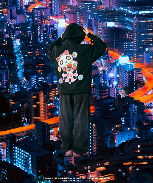 村上隆 Takashi Murakami x BLACKPINK "In Your Area" Pandakashi Dreams Hoodie "Vintage Black"